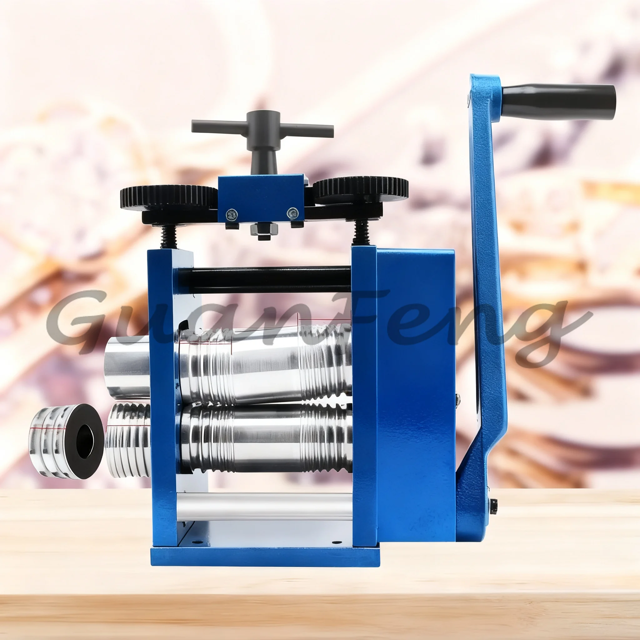 Sheet & Semi-Circular Wire Roller Gear Ratio 1:2.5 Double Roll Rolling Mill