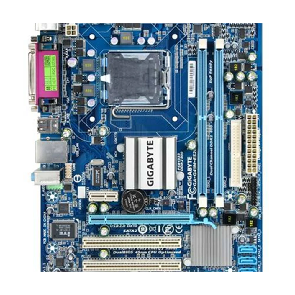 GIGABYTE GA-G41M-ES2L Desktop Motherboard G41 Socket LGA 775 For Core 2 DDR2 8G Micro ATX Original