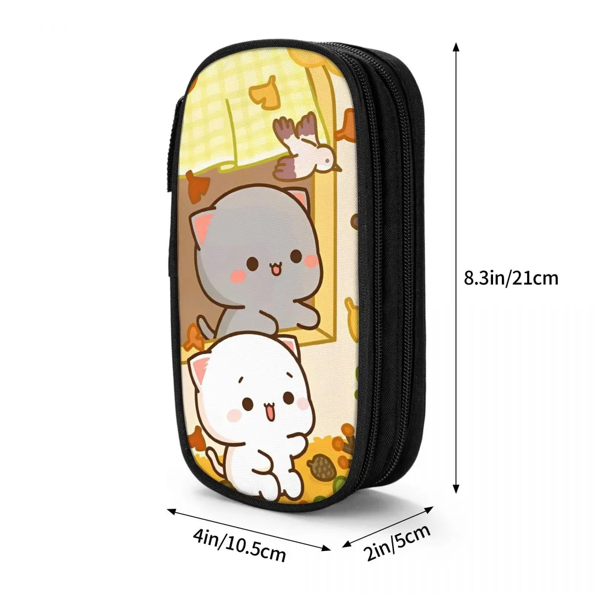 مقلمة كلاسيكية من سلسلة Bubu and Dudu صندوق رصاص مقلمة مدرسية للبنات والأولاد بسحاب مخصص للوازم المدرسية ذاتية الصنع