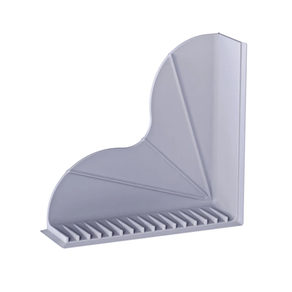 Silicone Based Bathtub Corner Water Blocker with Suction Cups to Reduce For Splash and Improve Bathroom Safety