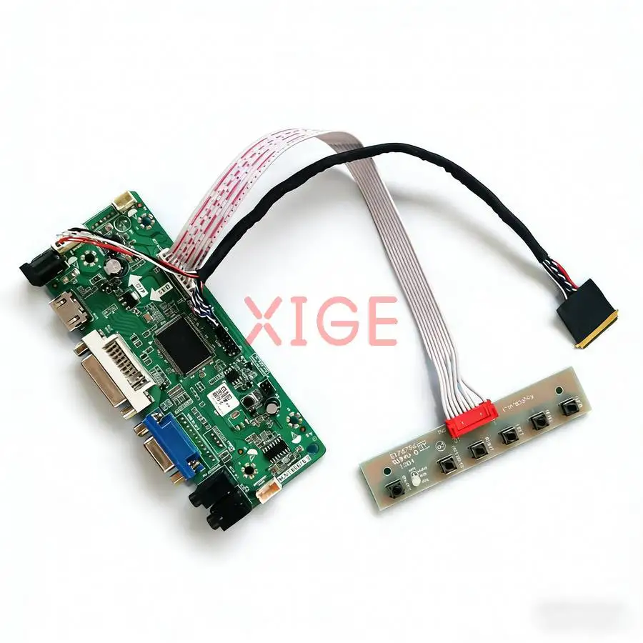 

Controller Board Fit LP173WF1 HSD173PUW1 N173HGE B173HW01 HDMI+DVI+VGA 1920x1080 40 Pin LVDS Laptop Display Screen 1920*1080 Kit