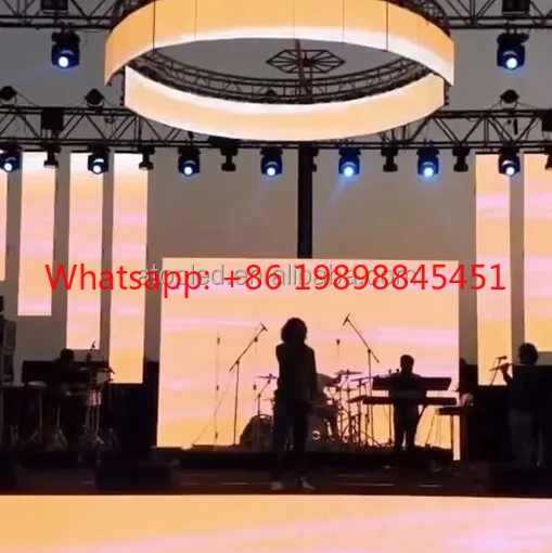 High Refresh Slim Seamless P2.604 Outdoor LED Screen Stage Backdrop