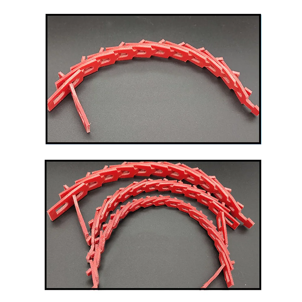 Power Twist V Belt Adjustable Triangle Link Belt Polyurethane Less Noise For Lathe Table Saw Industry Construction Universal