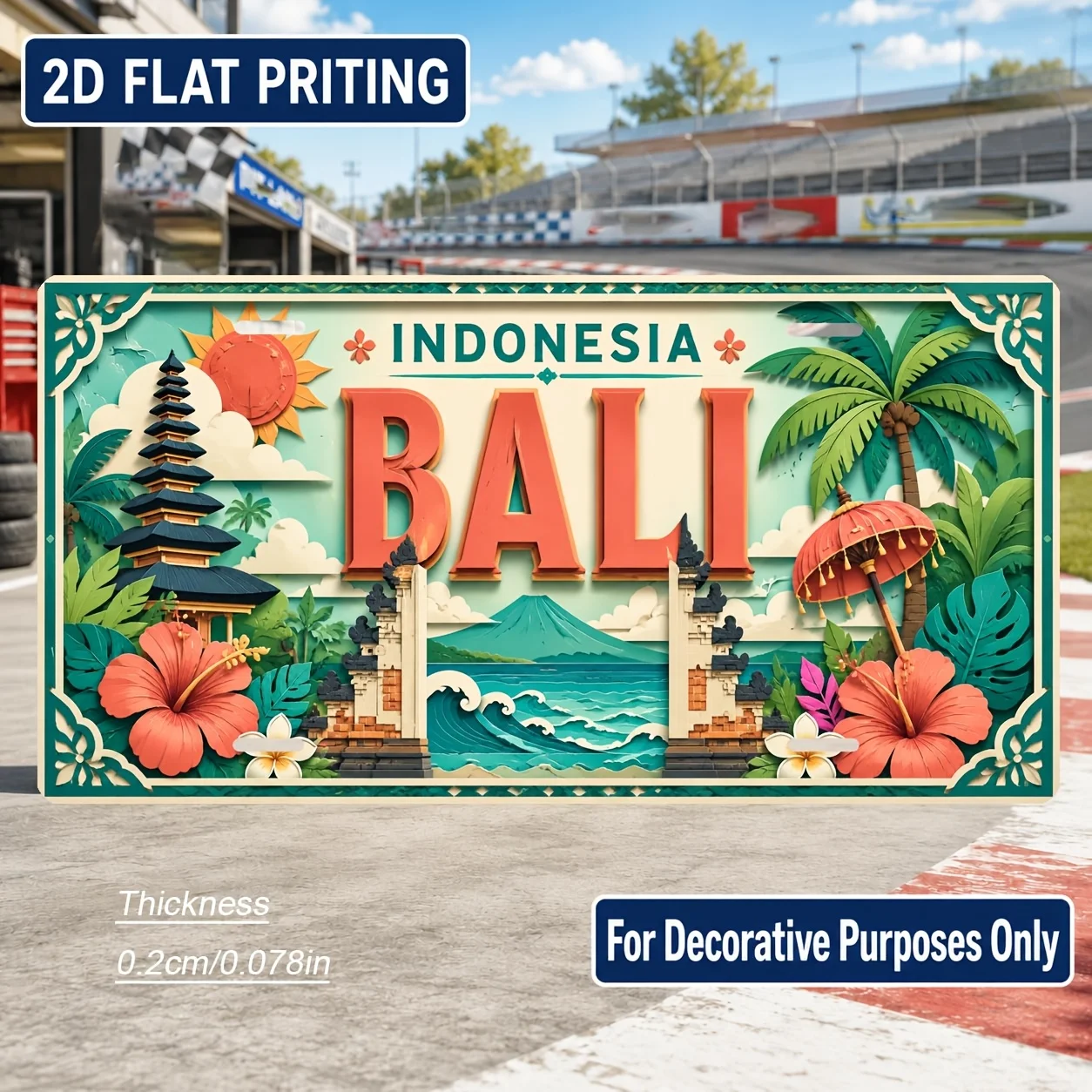 Home Decor Bali - 2D Düz - 【2D Düz】 2D