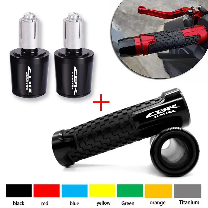 

For Honda CBR1000RR CBR 1000RR CBR 1000 RR SP CNC Motorcycle Accessories 7/8"22mm Handle grips handlebar grip ends Plug