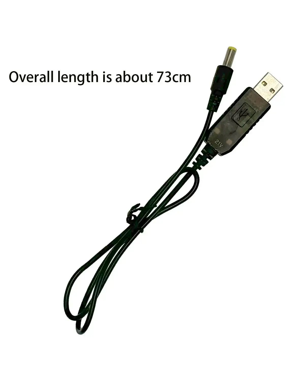 Kabel podwyższający napięcie 5V do 21V, dedykowany kabel do ładowania akumulatora 21V, kabel adaptera USB z interfejsem DC, ładowarka. — 2