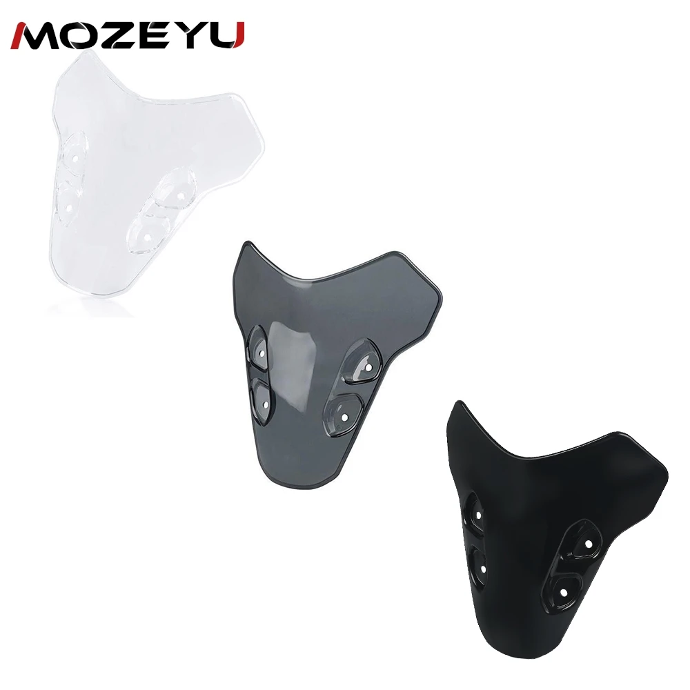 For YAMAHA MT07 MT-07 MT 07 2021 2022 2023 Double Bubble Windshield Deflector Motorcycle WindScreen Screen Protector Wind Shield