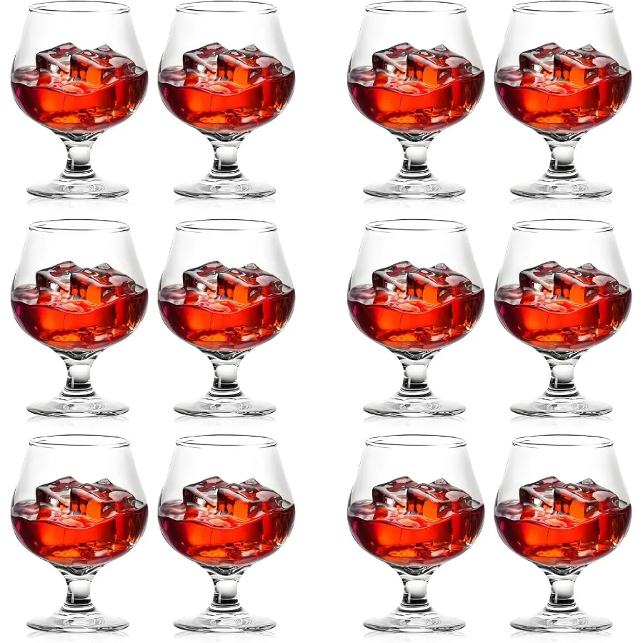 

Elegant LeadFree Crystal Snifter Glasses for Whiskey Bourbon Brandy Cognac and Scotch Serving Perfect for Cocktail Parties Fine