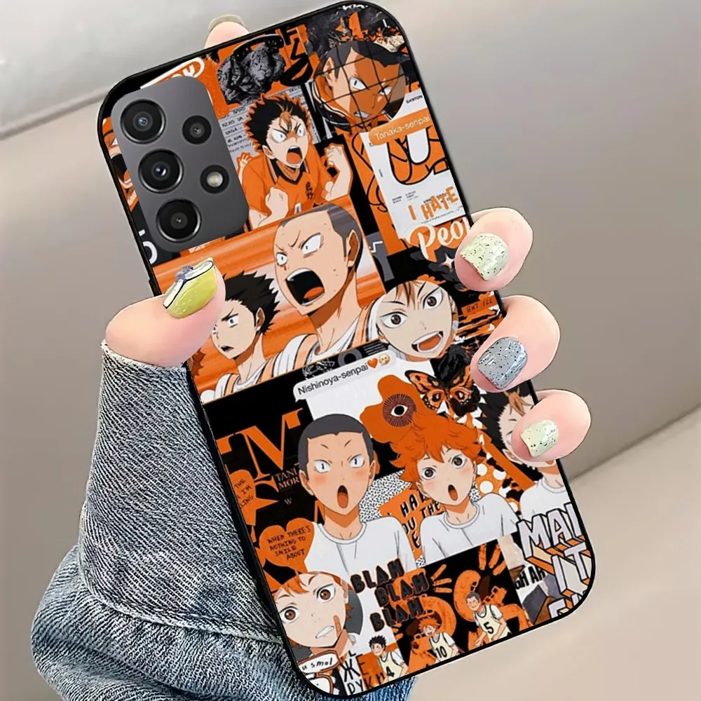 Coque de téléphone Anime Japan Volleyball, coque pour Samsung Galaxy A52 A53 A71 A30 S A72 A73 A80 A91, Bilibili H-Haikyuu Oya