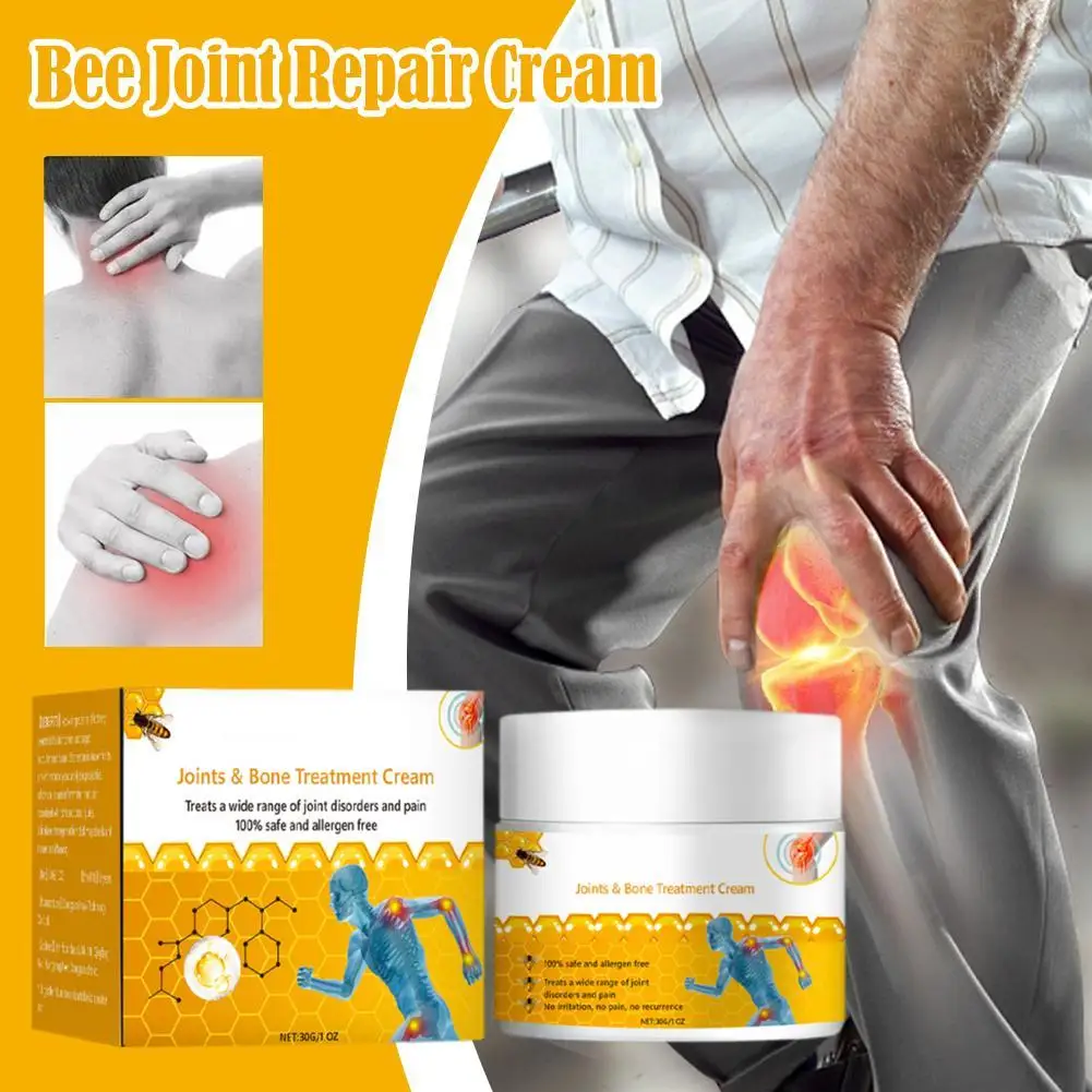 Bee Joint Bone Cream Joint Repair Cream Relieve Knee Pain Shoulder Neck Lumbar Spine Muscle Soreness Ointment Personal Care