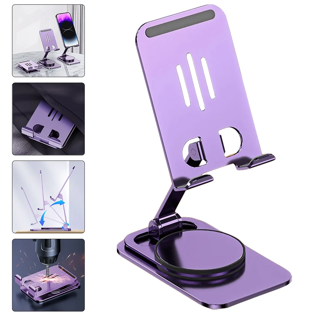 Складная подставка для мобильного телефона из алюминиевого сплава, настольный держатель, кронштейн для планшета, аксессуары для поддержки смартфона, телекоммуникации, пыль