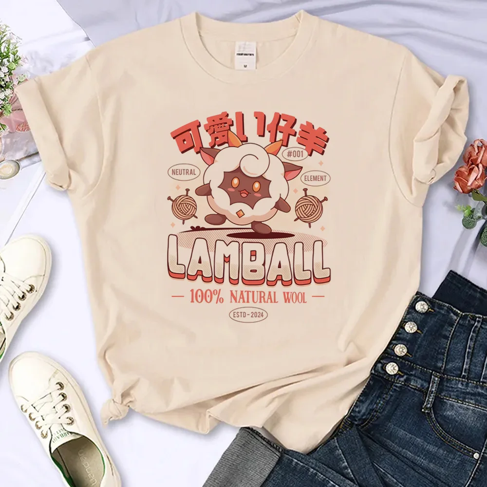 Koszulka Palworld kobiety 2024 Harajuku Grunge ubrania śmieszne kreskówki T-Shirt Kawaii T-shirt