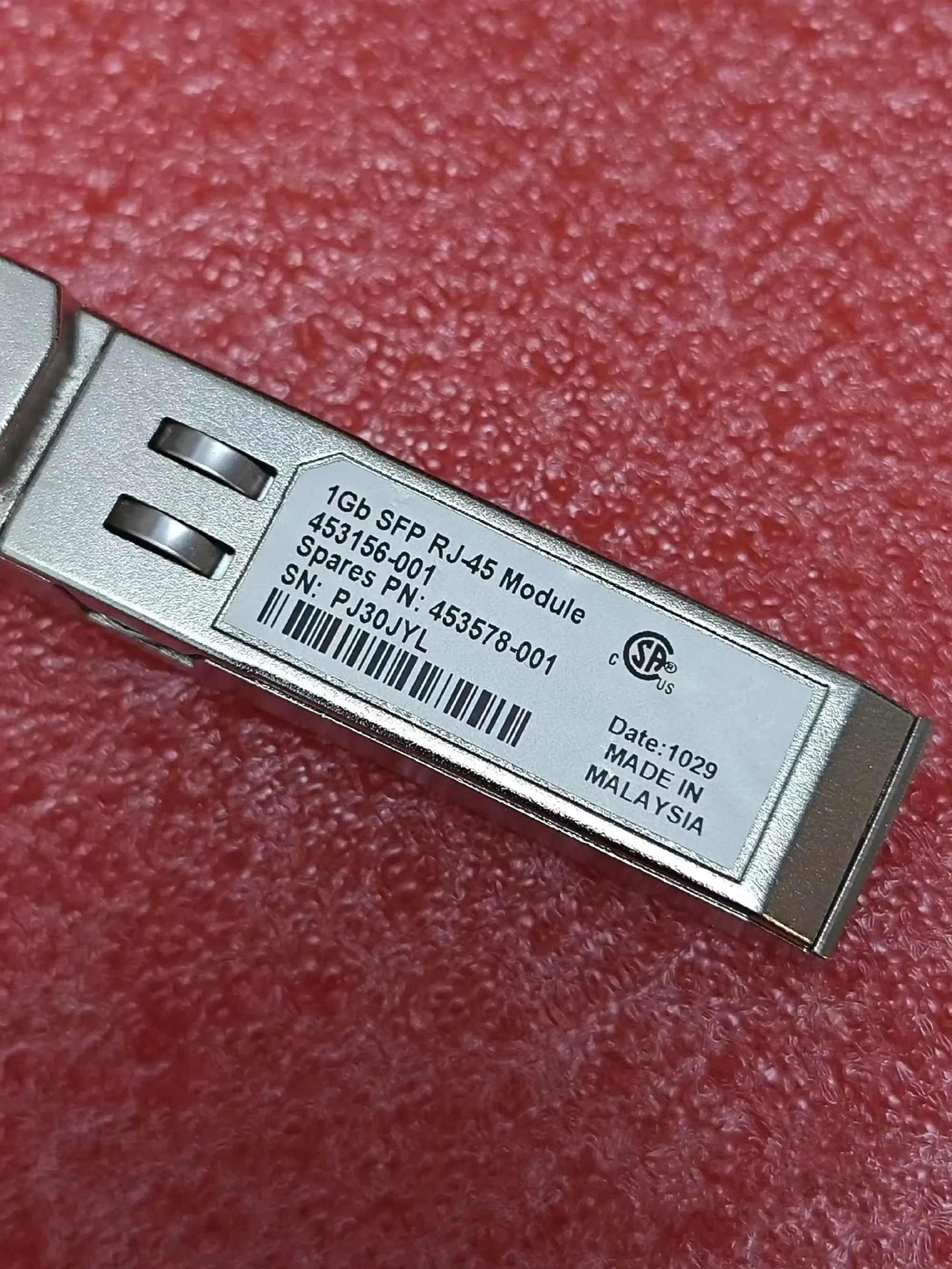 453156-001 1GB SFP RJ-45 Module 453578-001 Gigabit Ethernet SFP RJ45 transceiver