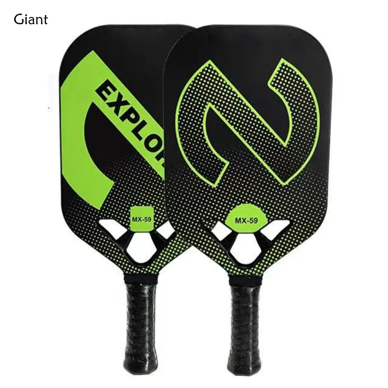 

Fiber/carbon Pickleball Paddle Set Dual Racket 2 Balls Bare Racket Sports Honeycomb Frameless Racket Beach