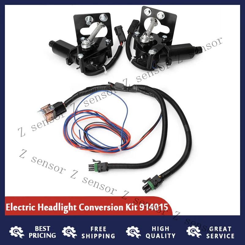 AAA+ For C3 Corvette 68-82 Electric Headlight Motor Conversion Kit True Plug and Play