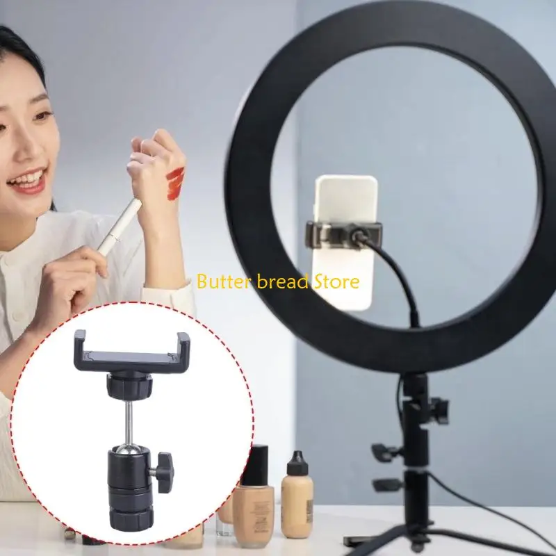 W89C 17mm Ball Head Extension Arm Female to Male Adapter Tablet Stand Extension Arm for Universal Phone & Tablet Stands