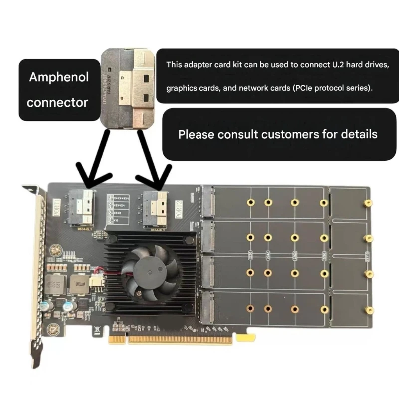 PLX8749 PCIe Hardware Expansion with Module for Desktop Use Case