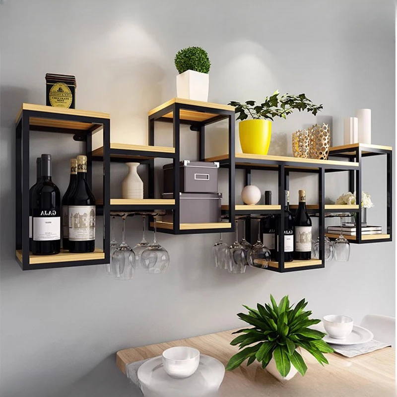 Modern Woman Wine Holder Display Minimalist Living Room Wall Wine Rack Restaurant Storage Estante Vino Home Bar Furniture