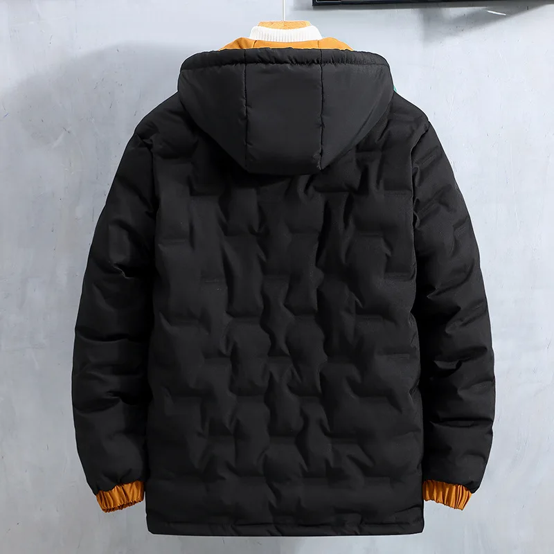 11XL Plus Size Down jacket men winter trend loose patchwork pocketfor overweight 160kg 46% 46% white duck down jacket men