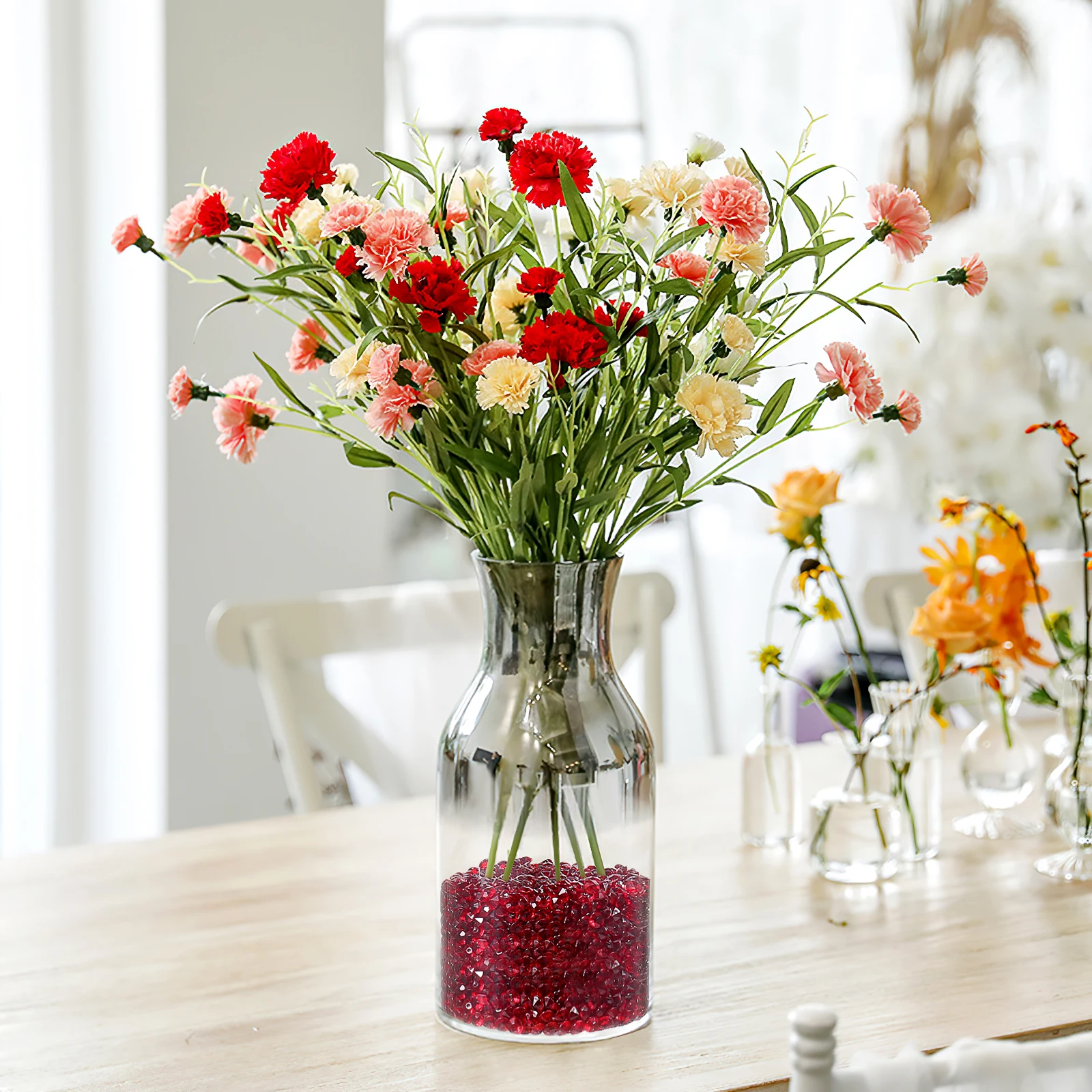 

2000 Pcs Acrylic Pointed Bottom Drill Vase Filler Wedding Decor Table Scatter Streudeko Steine Halloween