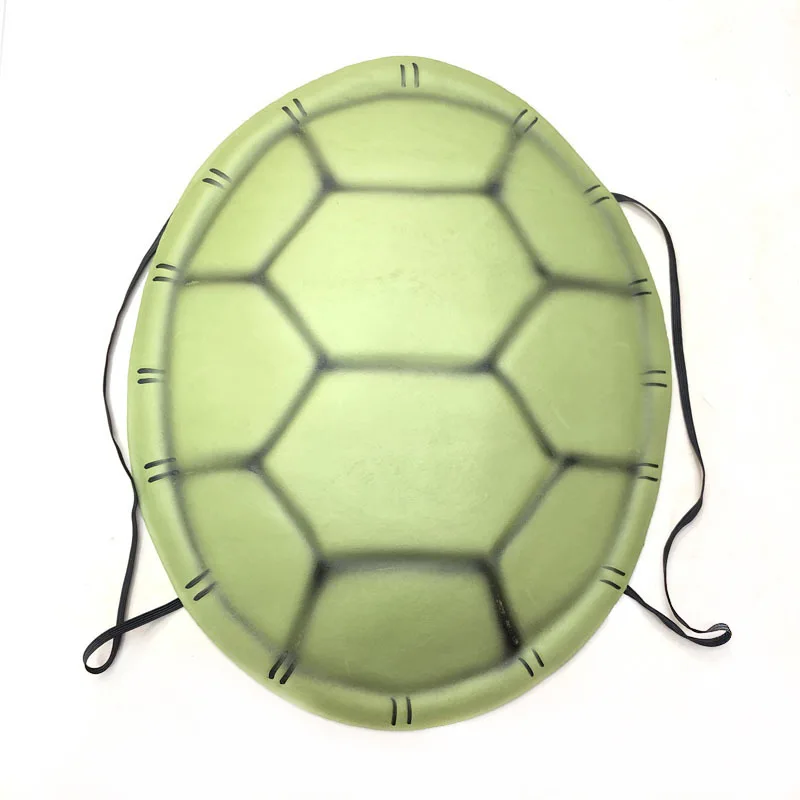 2PCS Halloween Turtle Shells Cosplay Simulation Tortoise Shells Performance Photo Props for Kids Adults