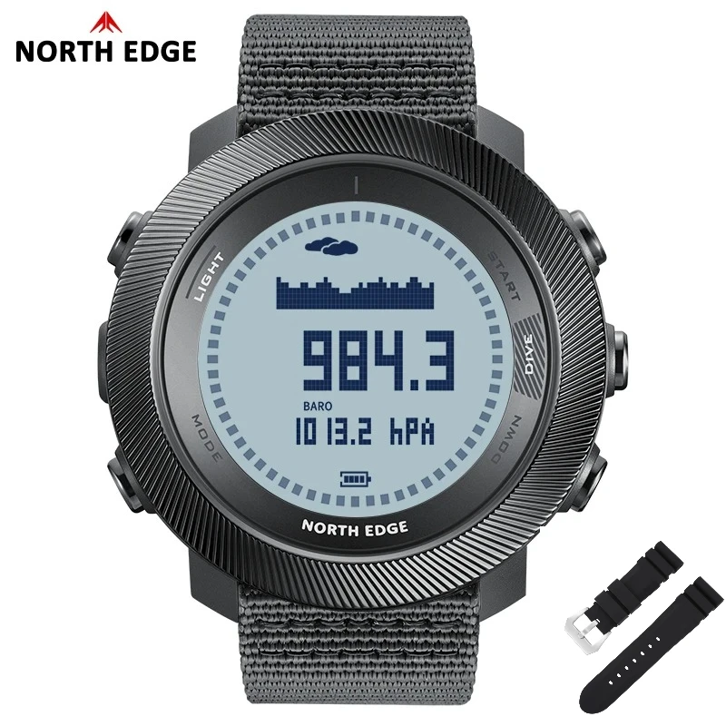 

APACHE-D Men's Smart Casual Waterproof Luminous Watch Swimming Sports Pedometer High Air Pressure Depth Diving Digital
