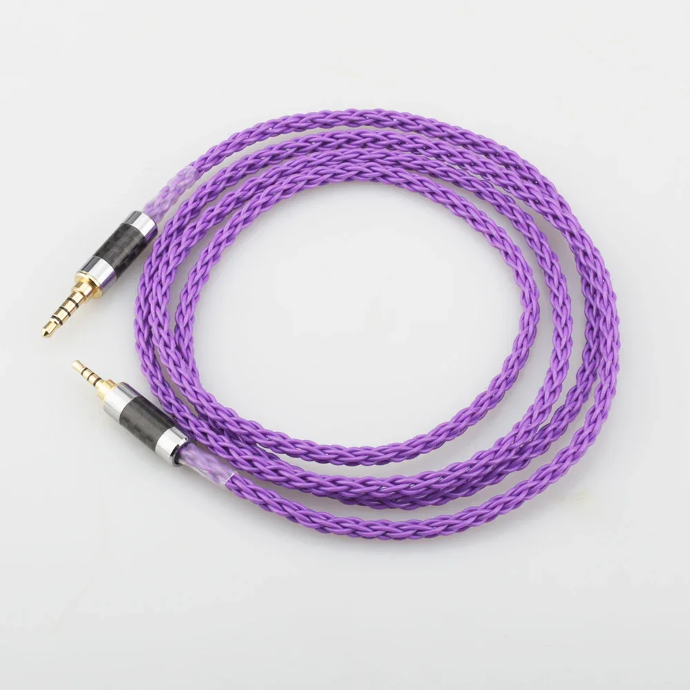 Audiocrast HIFI 4pin XLR/2.5mm // 4.4mm كابل ترقية سماعة الرأس المتوازن لسماعات Fostex T60RP T20RP T40RPmkII T50RP