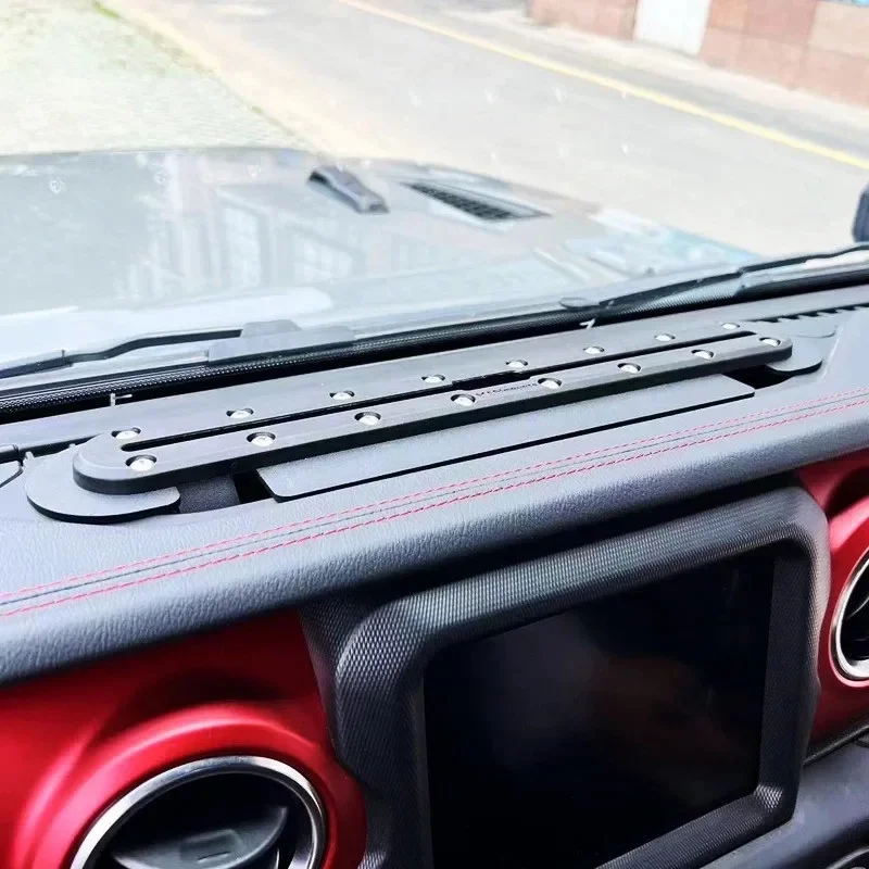 Крепление для приборной панели с жесткой дорожкой 15,35 дюйма для Jeep JL & Gladiator Wrangler мобильный телефон holder