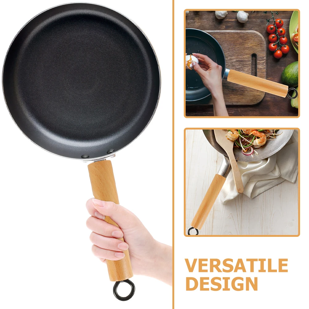 

Anti-Scalding Wooden Pot Handle Replacement Detachable Ergonomic Pan Grip for Cookware Supplies Lightweight Heat Resistant Easy