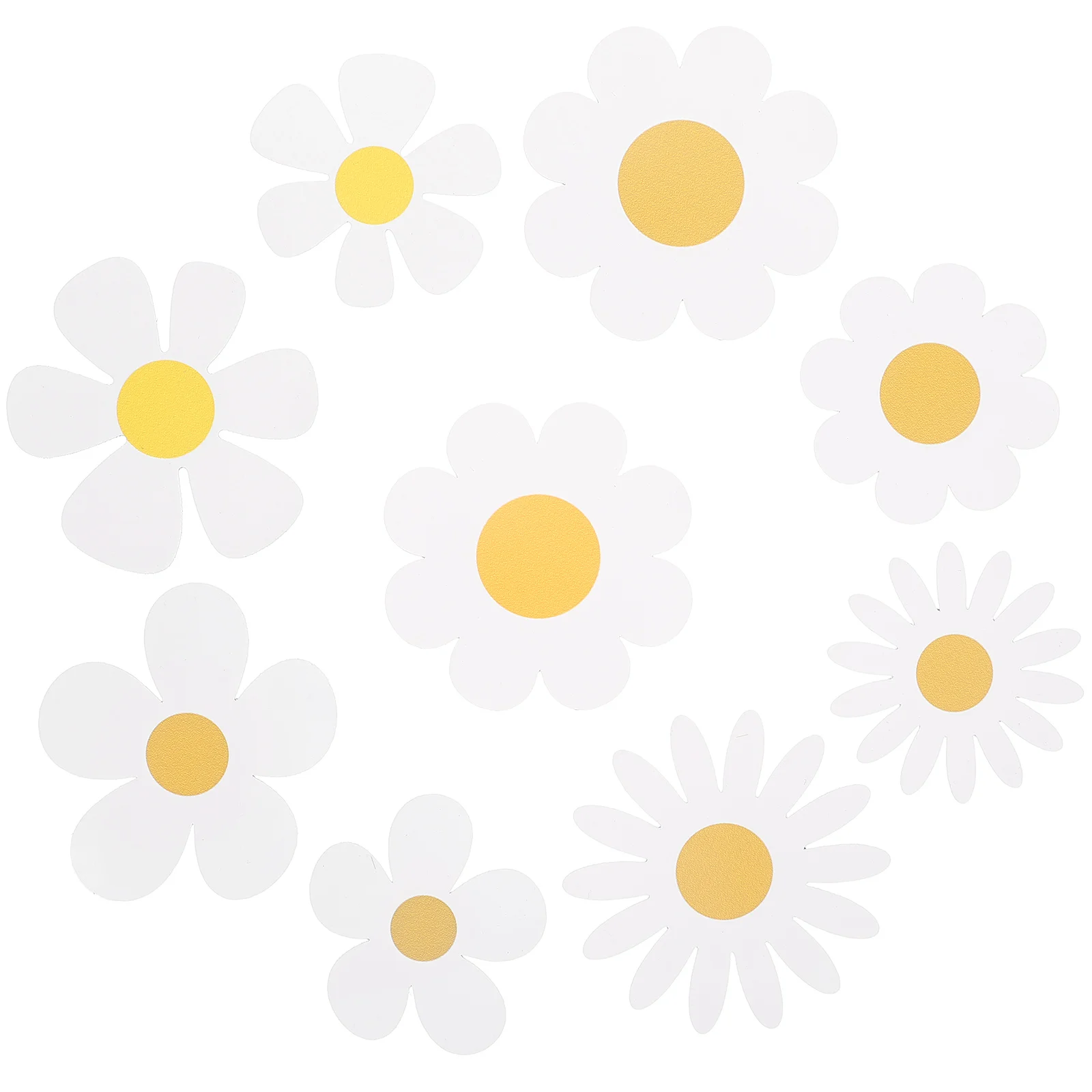 

1 set Flower Stickers Decorative Cute Car Adsorption Flower Sticker Fridge Home Ornament