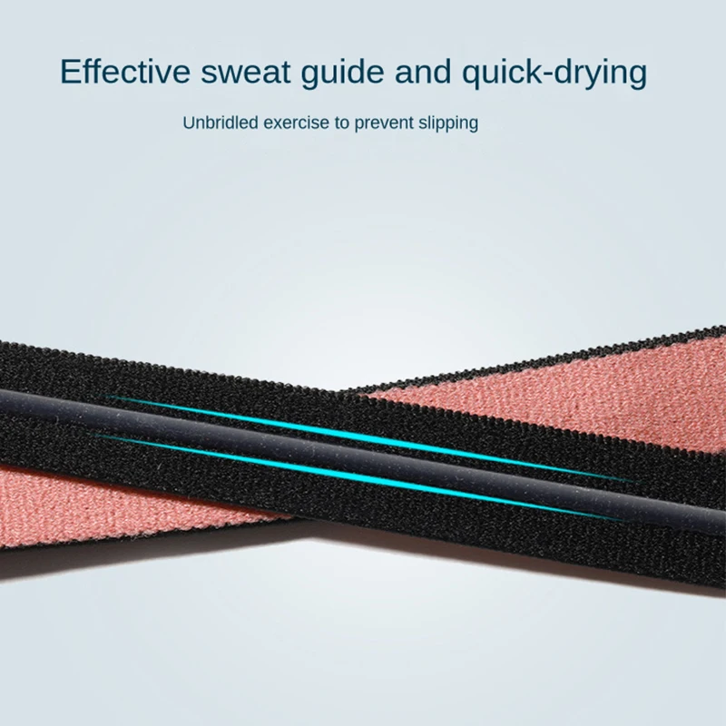 الرياضة مضاد للتعرق رباط شعر النساء اليوغا اللياقة البدنية امتصاص العرق رباط شعر الرجال كرة السلة الجري كرة القدم عرق عقال #5