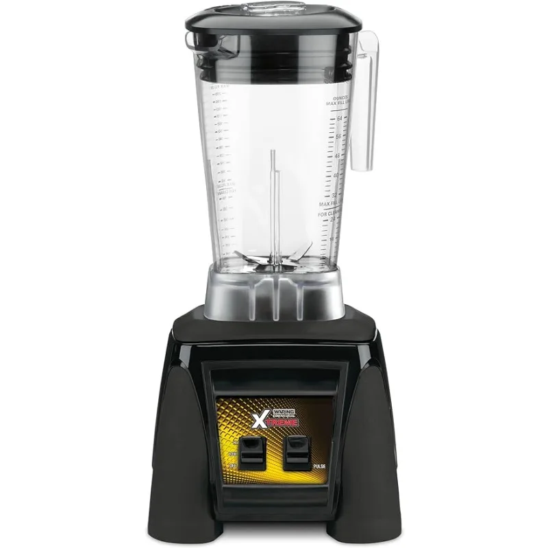 

Waring Commercial MX1000XTX 3.5 HP Blender with Paddle Switches, Pulse Feature and a 64 oz. BPA Free Copolyester Container