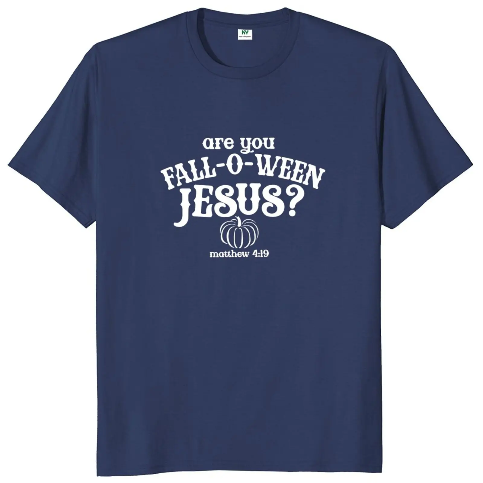 Are You Fall-O-Ween Jesus T Shirt Halloween Christian Fans Vintage Short Sleeve EU Size 100% Cotton Unisex Summer O-neck T-shirt