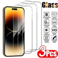 3Pcs Full Coverage High-Definition Screen Protectors Compatible with For iphone 11 12 13 14 15 16 Pro Max XR XS Max 7 8Plus Film