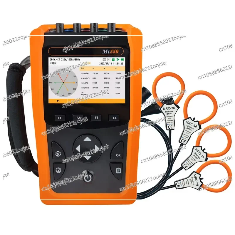 Analyzer Mi550 Three Phase Rogowski Coil AC Energy Meter Power Quality Analyzer PLS-Mi550