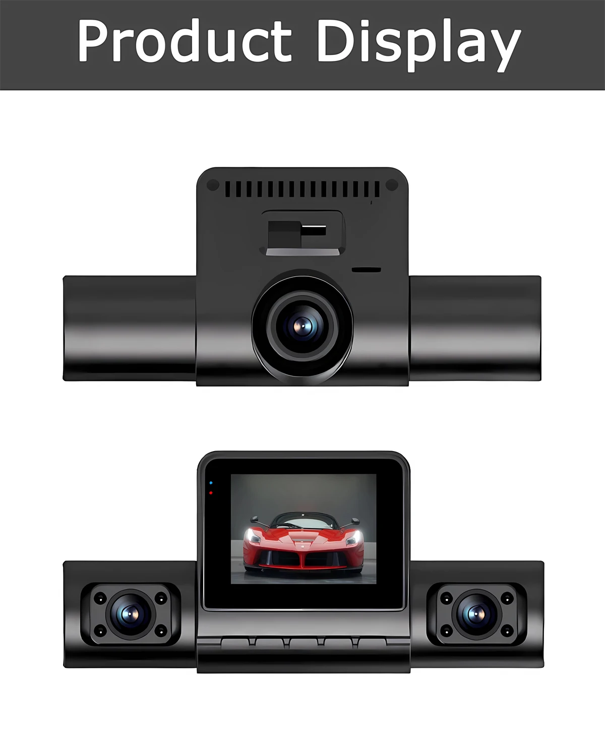 360 ° Auto-Kamera 1080P Videorekorder 3/4 Objektiv WIFI Dashcam für Auto DVR Black Box Nachtsicht Dashcam 24-Stunden-Parküberwachung – Detail 9