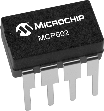 Mcp602-I/P Operational Amplifiers - Op Amps Dual 2.7V