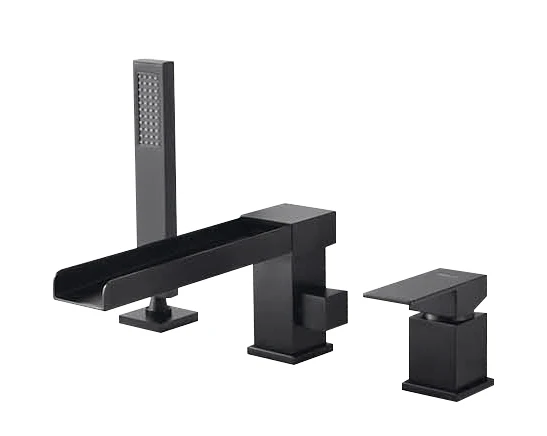 

Смесители для ванны с ручным душем, 3-луночный смеситель для ванны, смесители для душа, смеситель для горячей и холодной воды