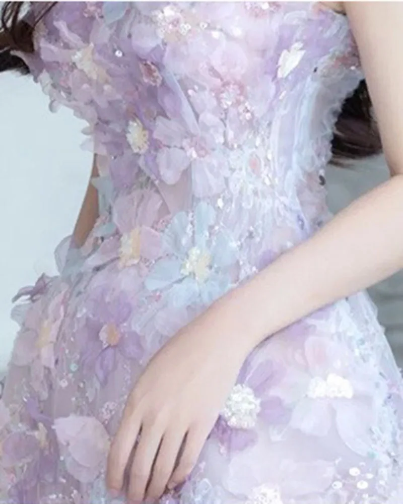 Nuevo Vestido De noche Formal largo DongCMY lujo Dubai Vestido De Fiesta Largo flor graduación fiesta De alta calidad para mujer Vestido