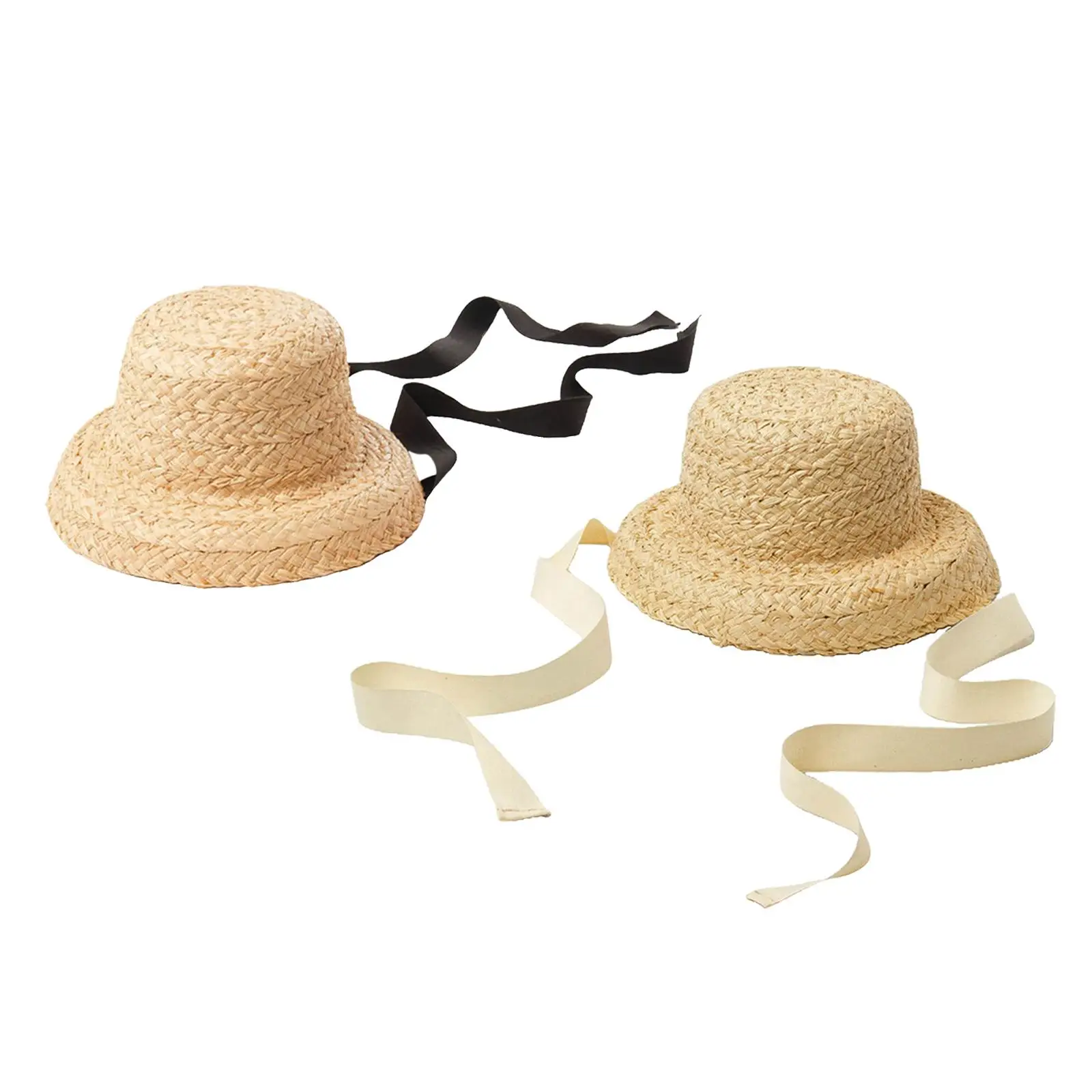 Fashion Kids Straw Hat Summer Travel Sun Hat W/ Adjustable Tie Kids Sun Hat Cap Park Walking Camping Hiking