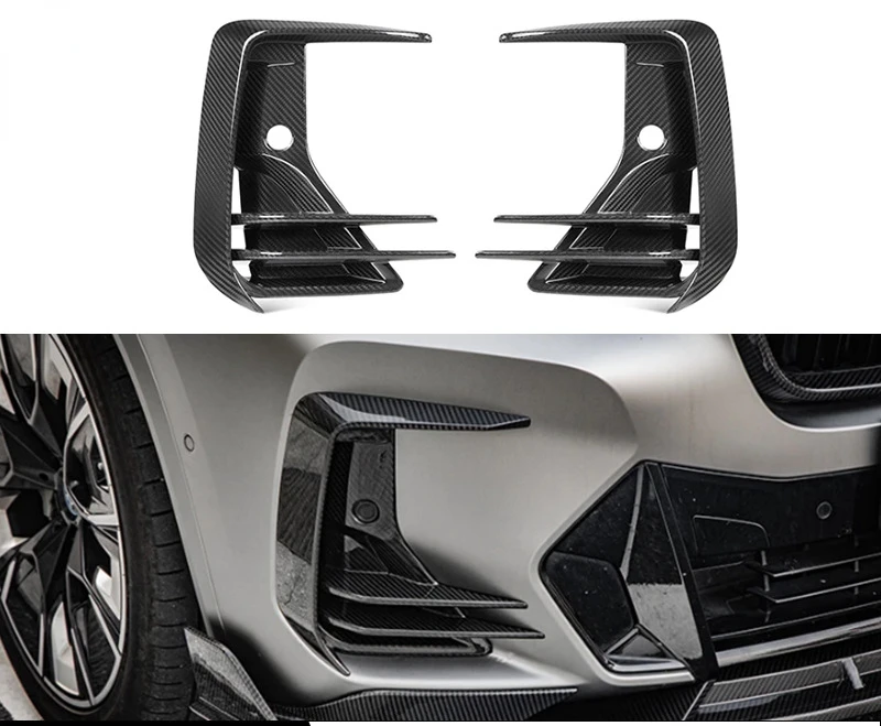 For 2022 + BMW X3 G01 G08i IX3 BEV Dry Carbon Fiber Front Trend Modified Auto Parts