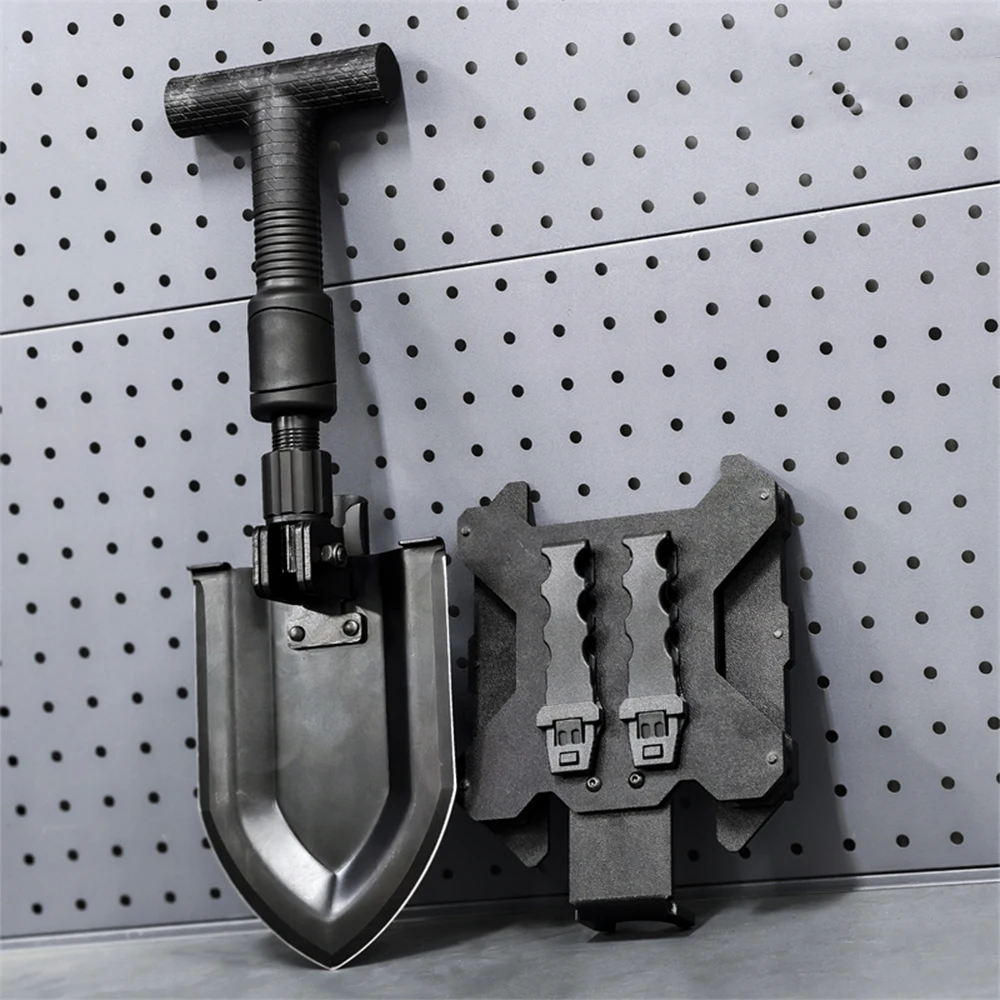 Tactical Foldable Telescopic Shovel Outdoor Multi-functional Wilderness Survival Gear for Hiking Camping Outdoor Survival Garden - view 5