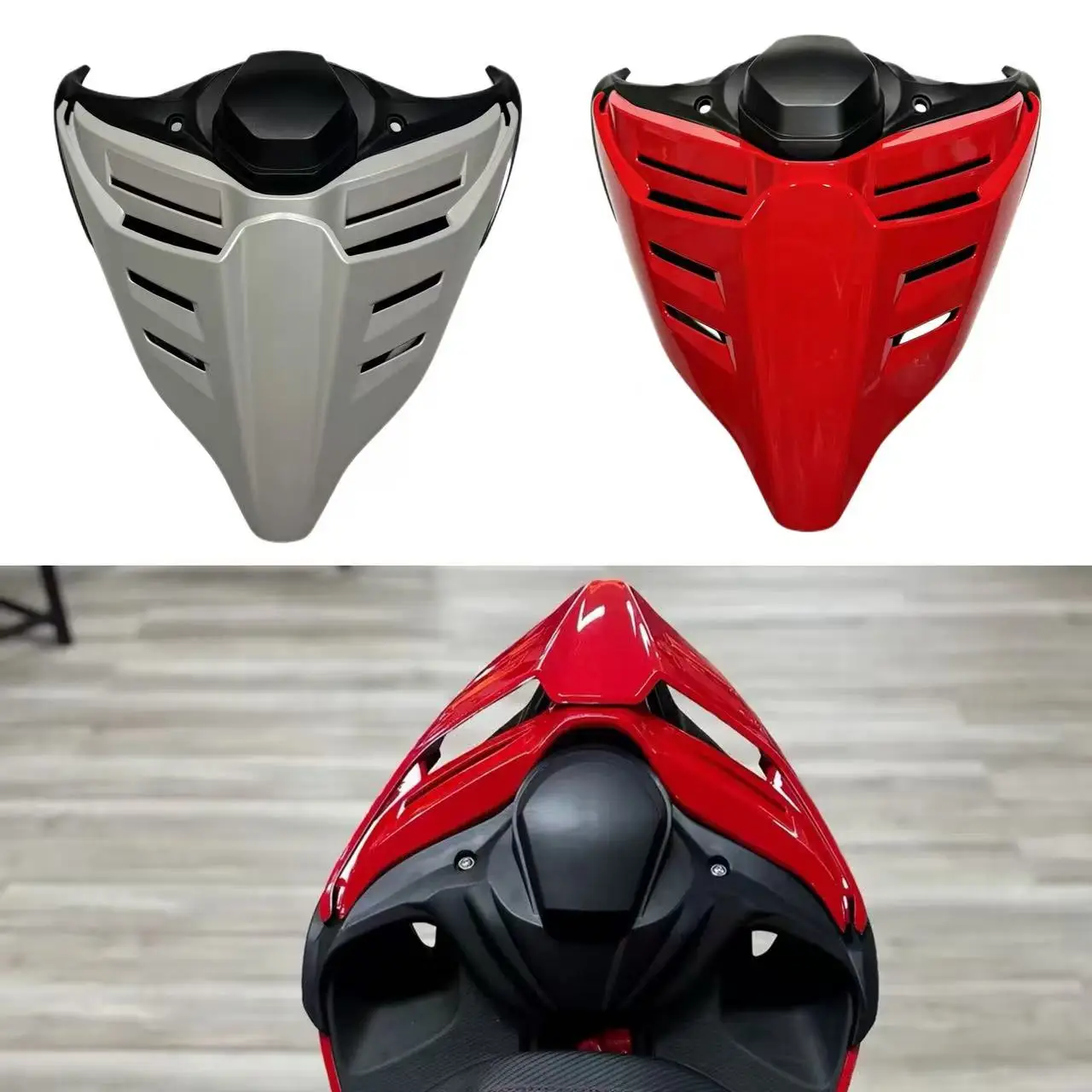 Für QJMOTOR SRK600RS SRK800RS SRK800RR Motorrad-Hecksitzverkleidung Lamborghini-Stil Hecksitzabdeckung Verkleidungs-Kit