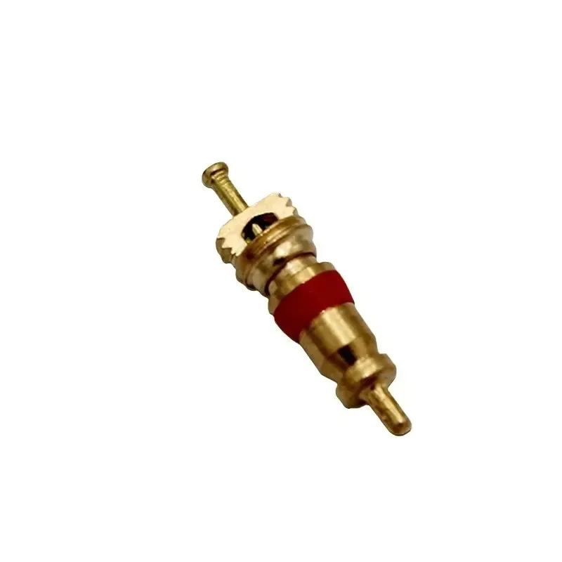 Copper Tire Valve Core Tool Kit Zinc Plated Valve Core Wrench and Screwdriver for Car Truck Bicycle Motorcycle Wheel