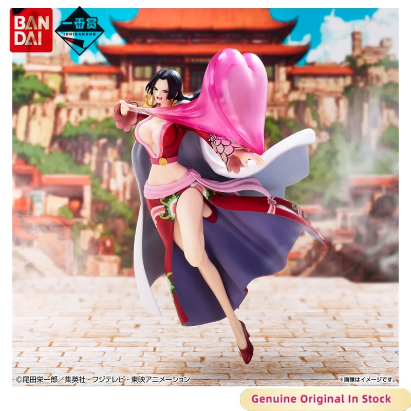 BANDAI Original Ichiban Kuji ONE PIECE Boa·Hancock Memory of Heroines， Character Action Figures Model Desktop Decoration