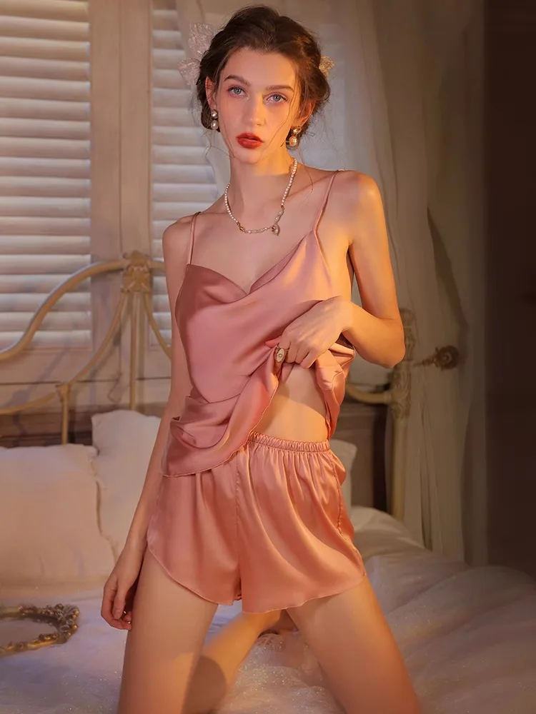 ensemble-de-vetements-de-nuit-en-soie-pour-femmes-sexy-nouveau-short-ete-trois-pieces-fin-pur-desir-vetements-de-maison-en-soie