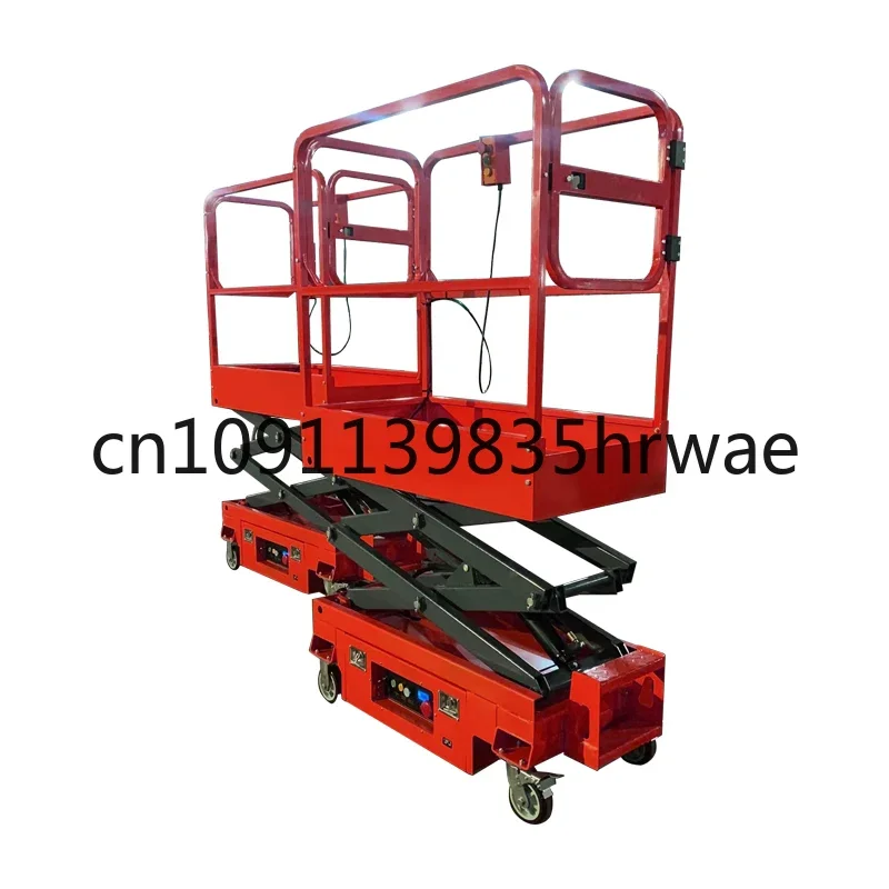 

300kg 500kg Mini Mobile Lift Platform Aerial Aluminum Work Platform