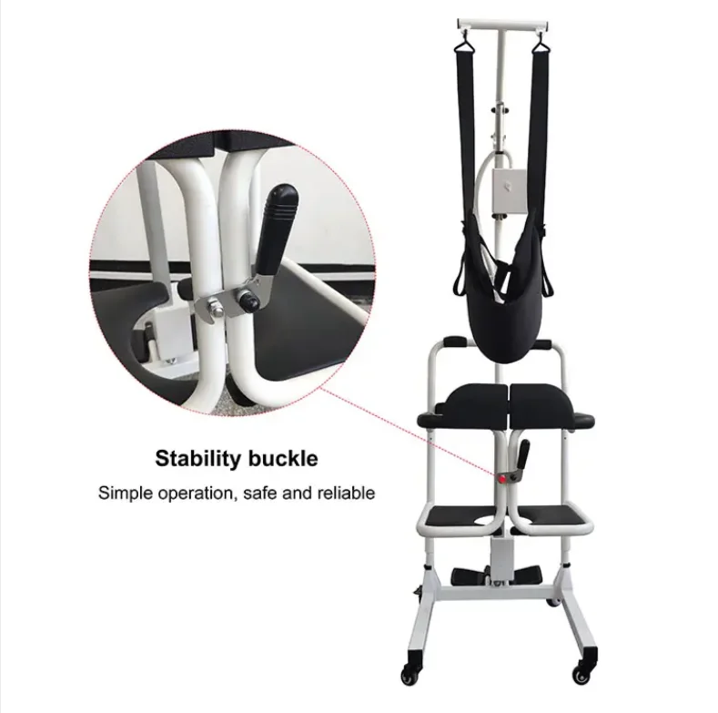 Picture 7: Electric Patient Transfer Chair, Q235 Steel Hydraulic Lift Commode, 150kg Capacity, Patient Shifting Chair for Home Care