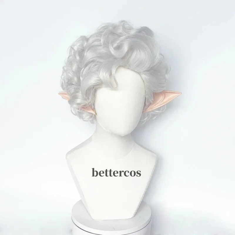 

COSda@Astarion Cosplay Wig Vampire Cosplay Wig Silver White Hair Heat Resistant Synthetic Hair WigsCOSda@