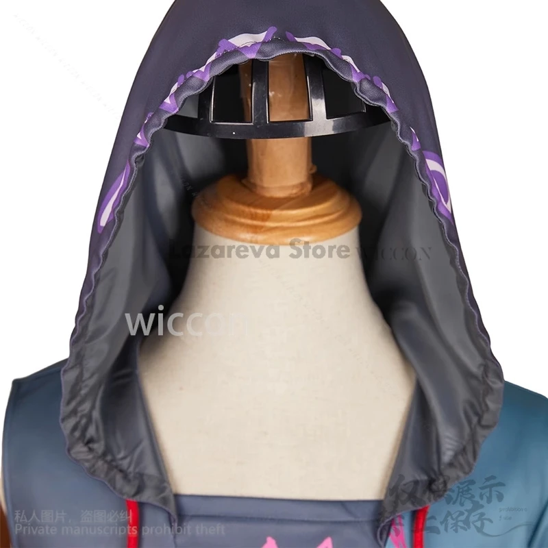 Anime Film Arcane 2 Cosplay EKKO Spiel LoL Kostüm Schulter Langarm POLO Kragen Hoodie Frau Mann Für Geschenke Cos